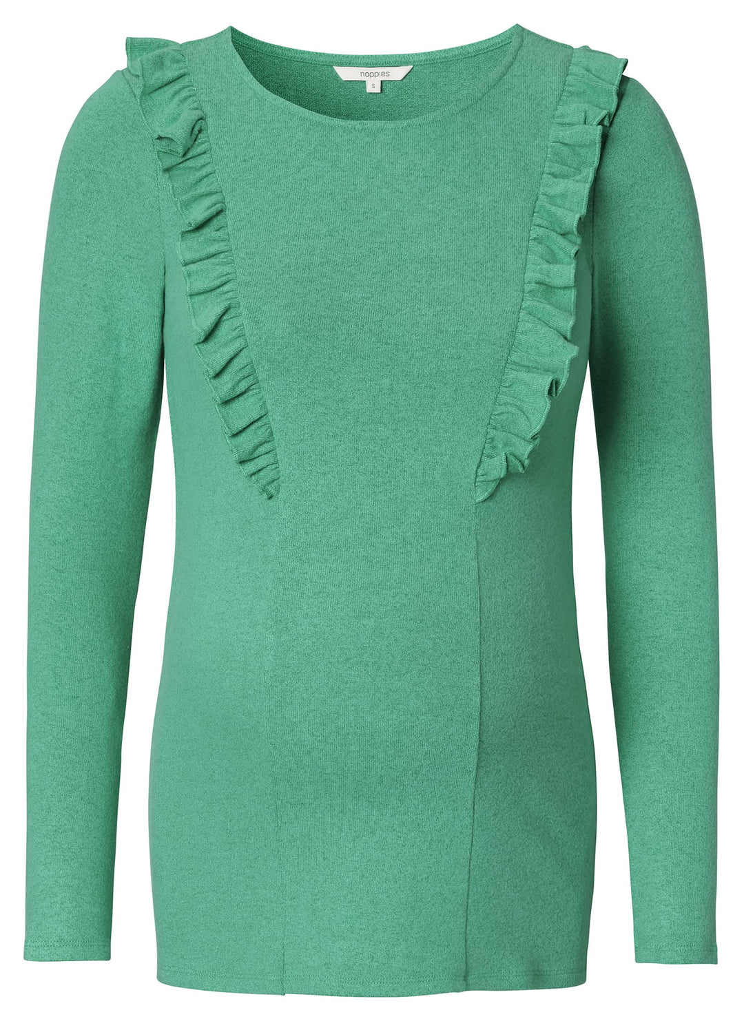 Noppies Damen Tee Pierson Nursing Long Sleeve T-Shirt 34 Deep Sea - P986, 34 Deep Sea - P986