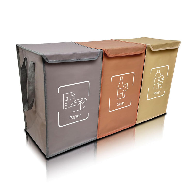 NYIKA Recycling System - Altglas Sammelbehälter - Pfandflaschen Aufbewahrung - Leergut Sammelbehälte