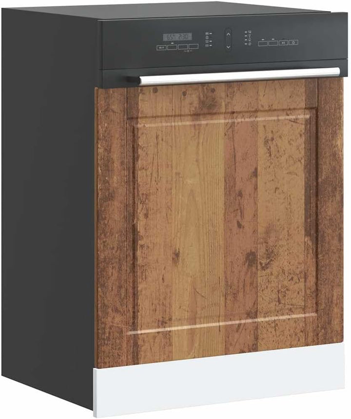 vidaXL Geschirrspülerblende Porto Altholz-Optik 60x1,5x67 cm, Geschirrspüler Frontblende, Geschirrsp