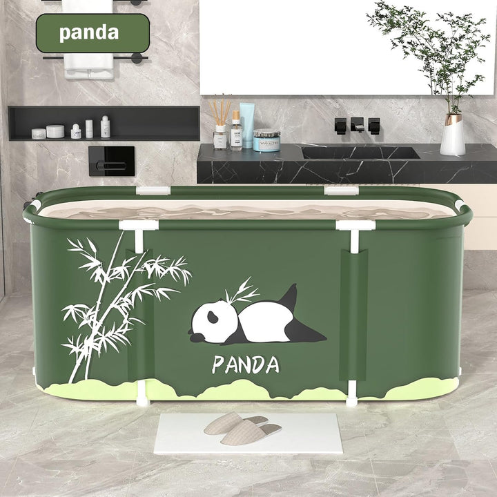 Faltbadewanne für Erwachsene zum Stehen und Liegen, faltbare Badewanne für Paare, tragbare Bademögli