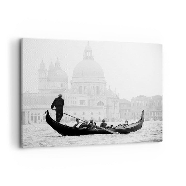 Bilder auf Leinwand 100x70cm Leinwandbild mit Rahmen Venedig Basilika Gross Wanddeko Bild Schlafzimm
