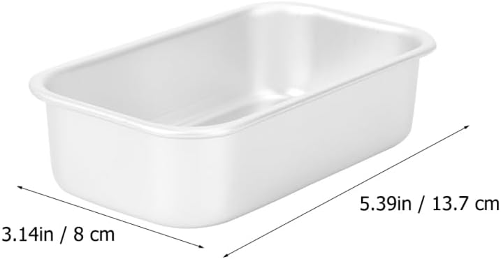 Kichvoe 3 Stück Brotbackform Aluminum Toastform Antihaft Brot Kuchenform Backform Laib Backformen zu