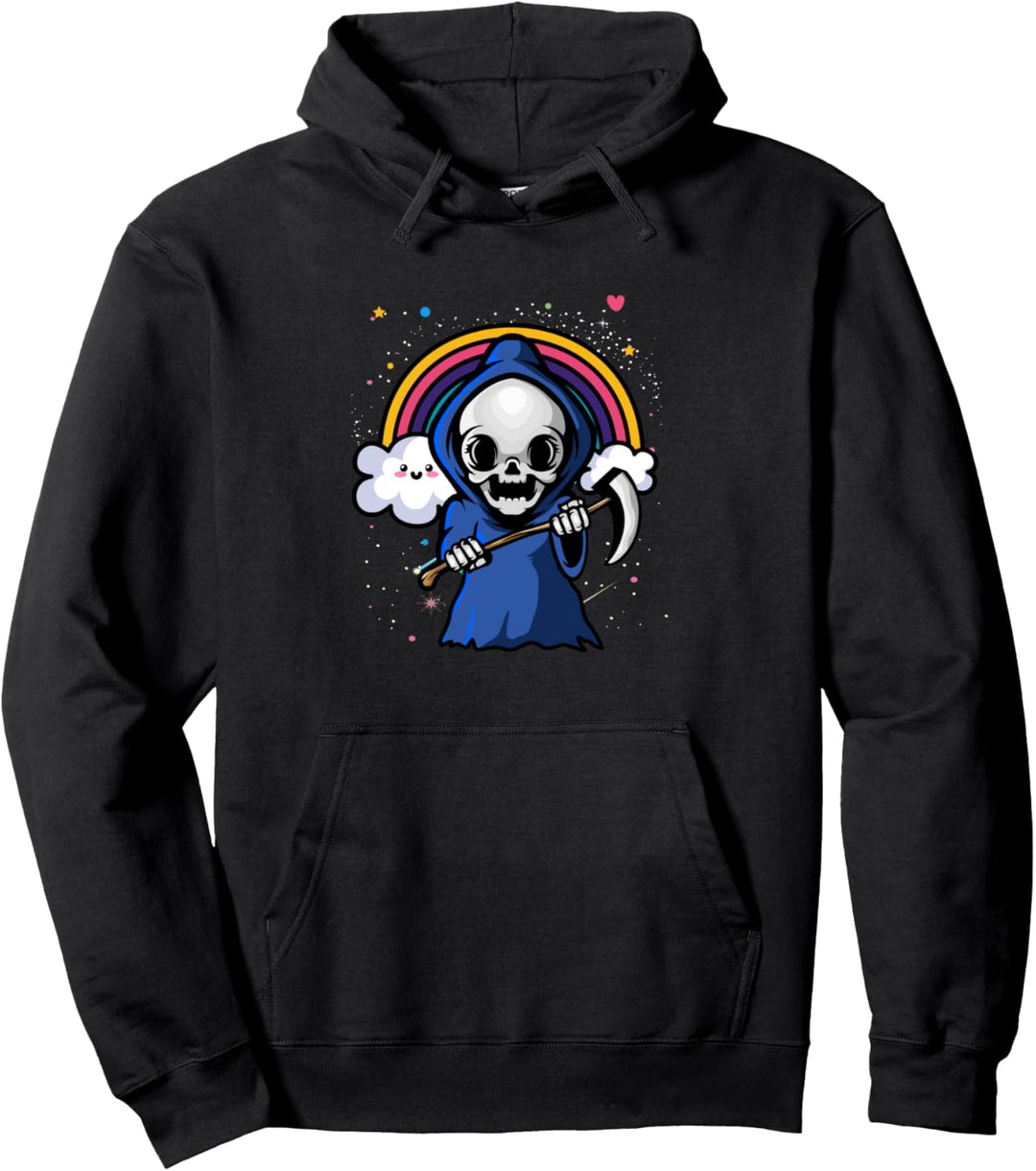 Gotisch Goth Dark Mystisch - Sensenmann Okkult Gothic Pullover Hoodie