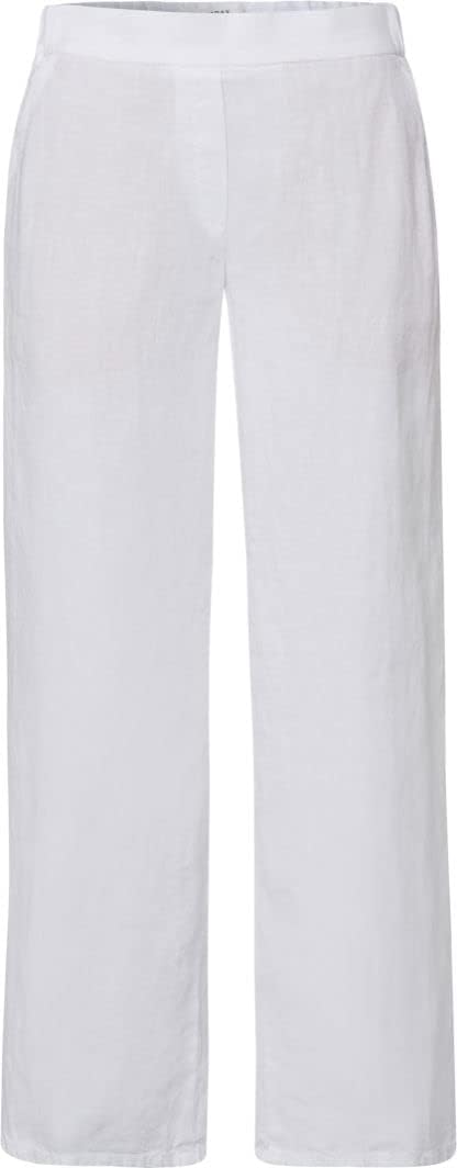 BRAX Damen Style Maine S Verkürzte Leinenhose Hose 27W / 30L Weiss 2, 27W / 30L Weiss 2
