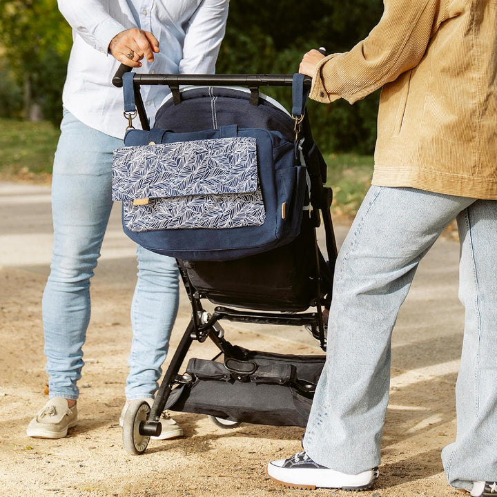 Babymoov Wickeltasche Day to Day Bag Palm - Alltagstauglich - 2 in 1, abnehmbare 3L-Tasche - 6 Zubeh