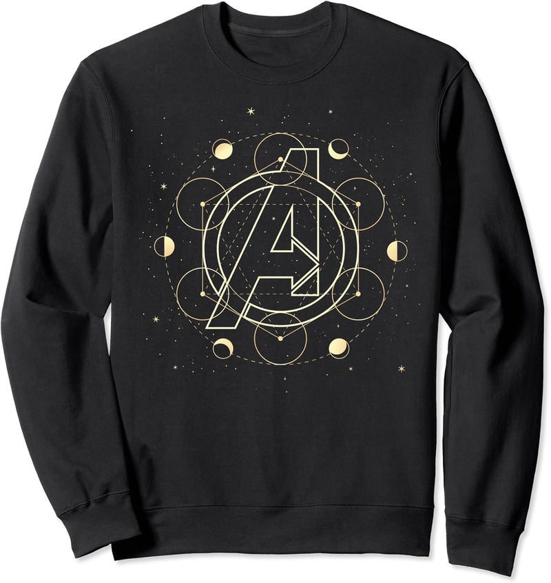 Marvel Avengers Moon Phase Chest Logo Sweatshirt