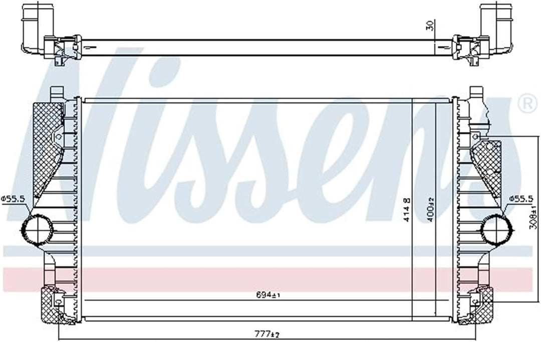 Nissens 96755 Ladeluftkühler