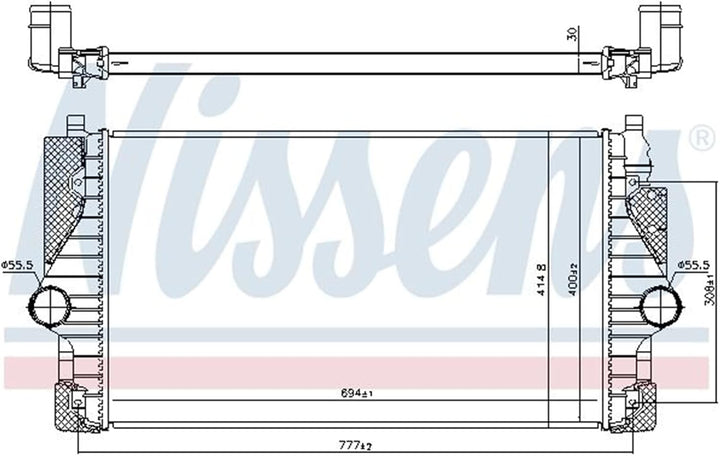 Nissens 96755 Ladeluftkühler