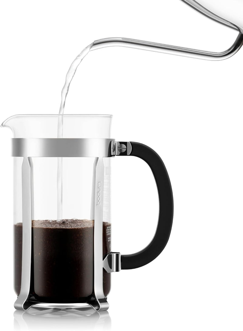 Bodum 1928-16 chambord Kaffeebereiter, 1,0 l / 34 oz - glänzend Glänzend 1.0