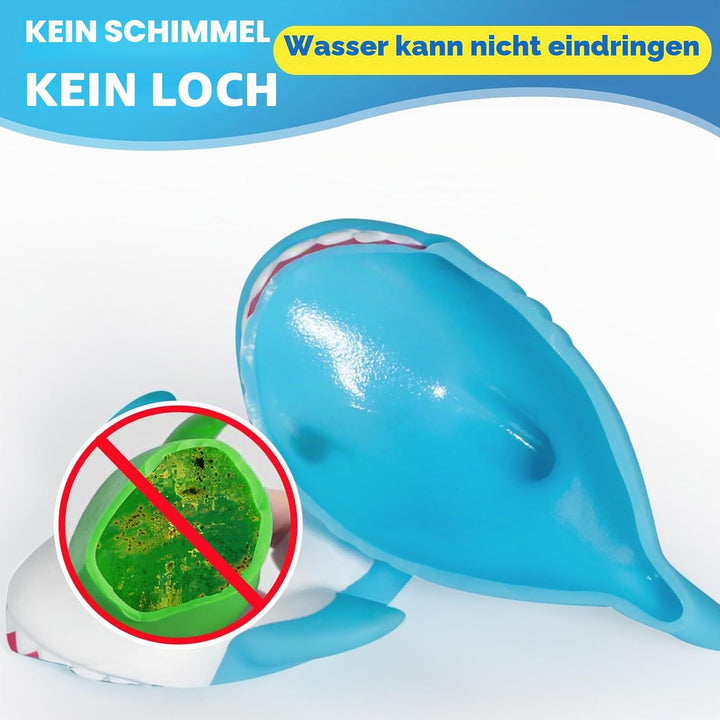 Oriate Infantino Badewannenspielzeug，6PCS Shark Meerestiere Figuren Baby Spielzeug，Kinderdusche Pool