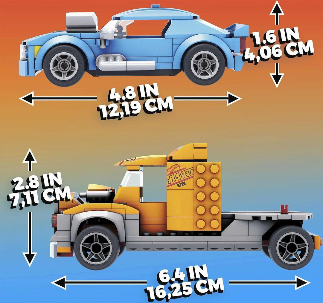 MEGA Construx GYG66 - Hot Wheels Twinduction Hauler Pack, Spielzeug ab 5 Jahren