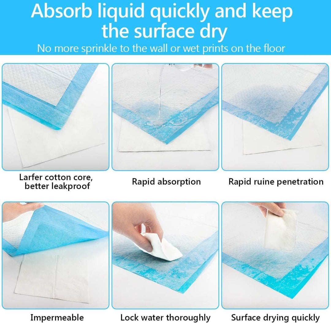 LONENESSL Haustier-Trainingspads, auslaufsicher und super saugfähig, Einweg-Pinkelunterlagen, schnel