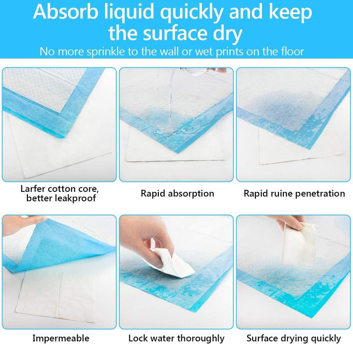LONENESSL Haustier-Trainingspads, auslaufsicher und super saugfähig, Einweg-Pinkelunterlagen, schnel
