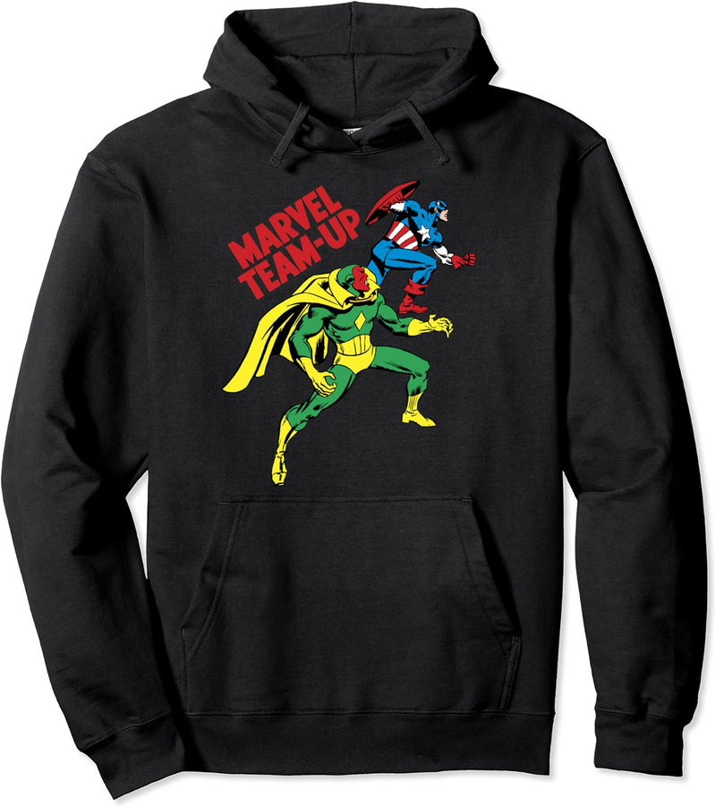 Marvel Captain America & Vision Team-Up Pullover Hoodie