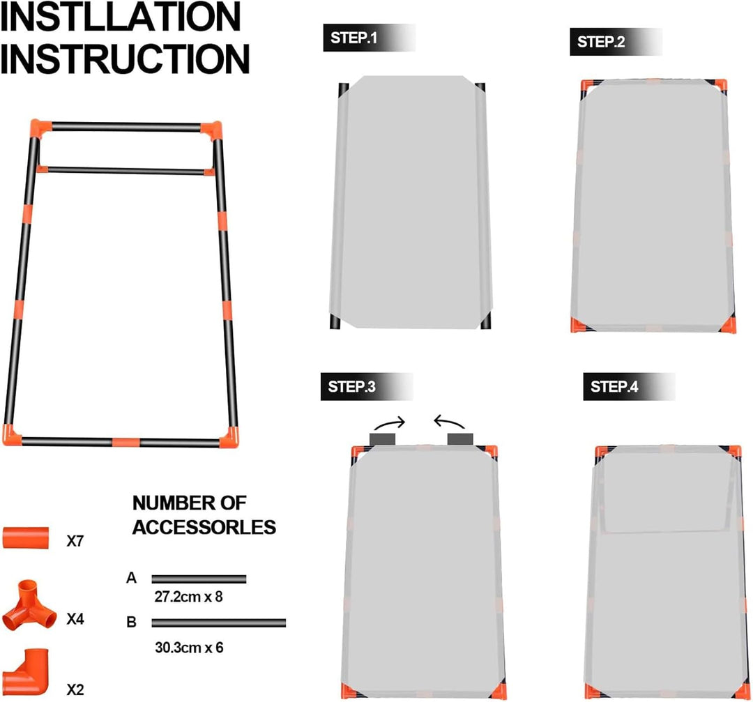 NZQXJXZ Cornhole Spiel Outdoor für Erwachsene, Tragbar Cornhole Toss Set mit 8 Cornhole Säckchen und