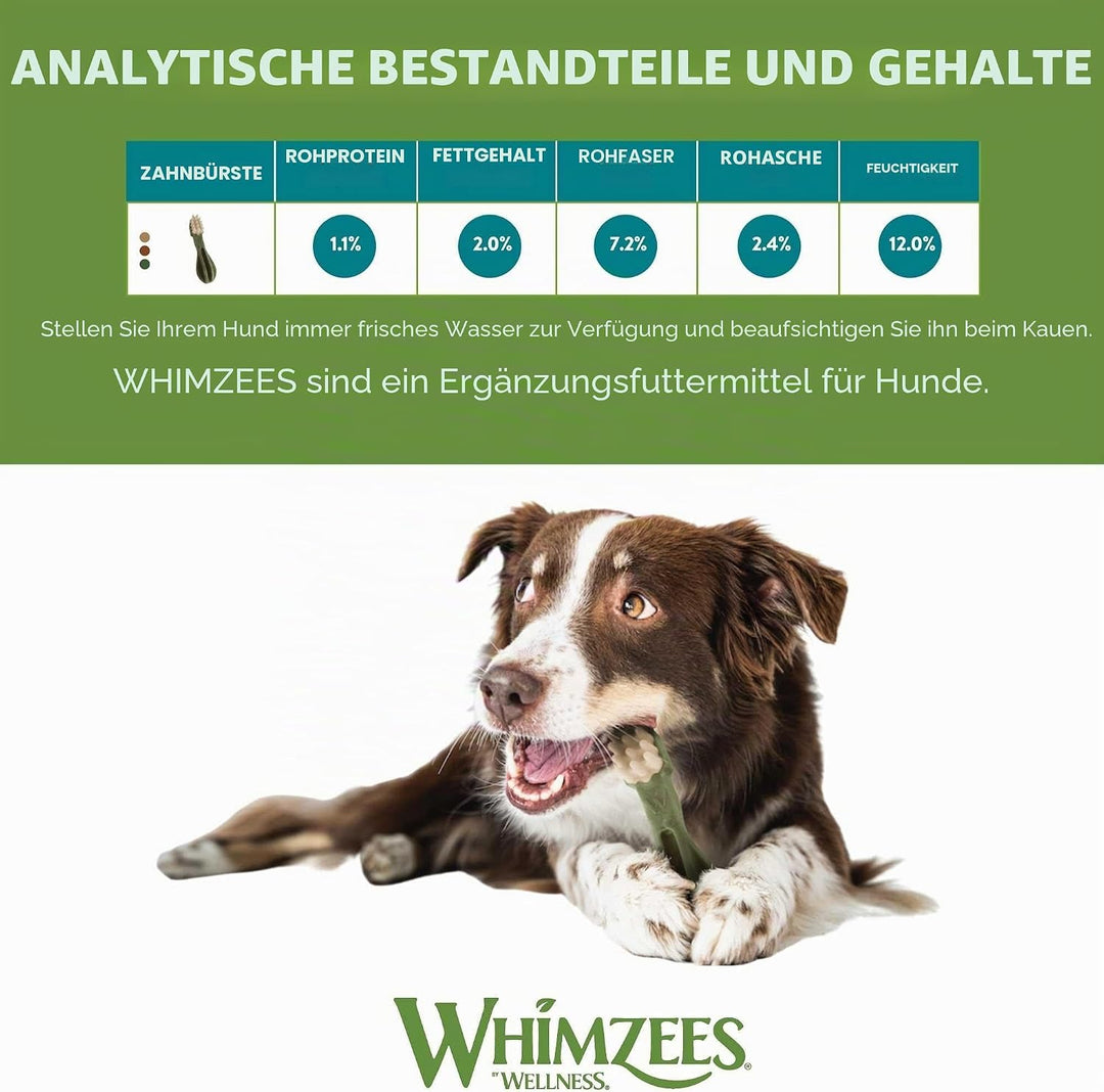 Whimzees Zahnbürste grösse XL / 18 St. im Display, 1er Pack (1 x 2.16 kg)