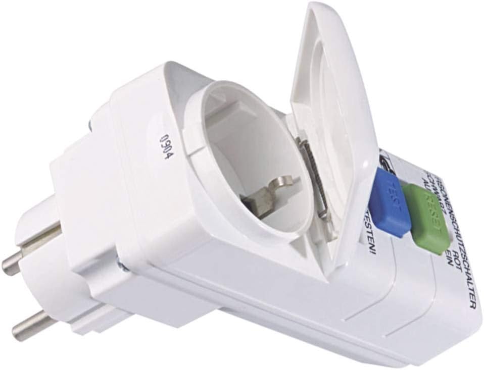 Bachmann 919.284 Fehlerstrom-Schutzadapter weiss