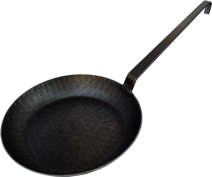 Turk 65230 Schmiedeeisen-Pfanne mit Hakenstiel, 28 cm