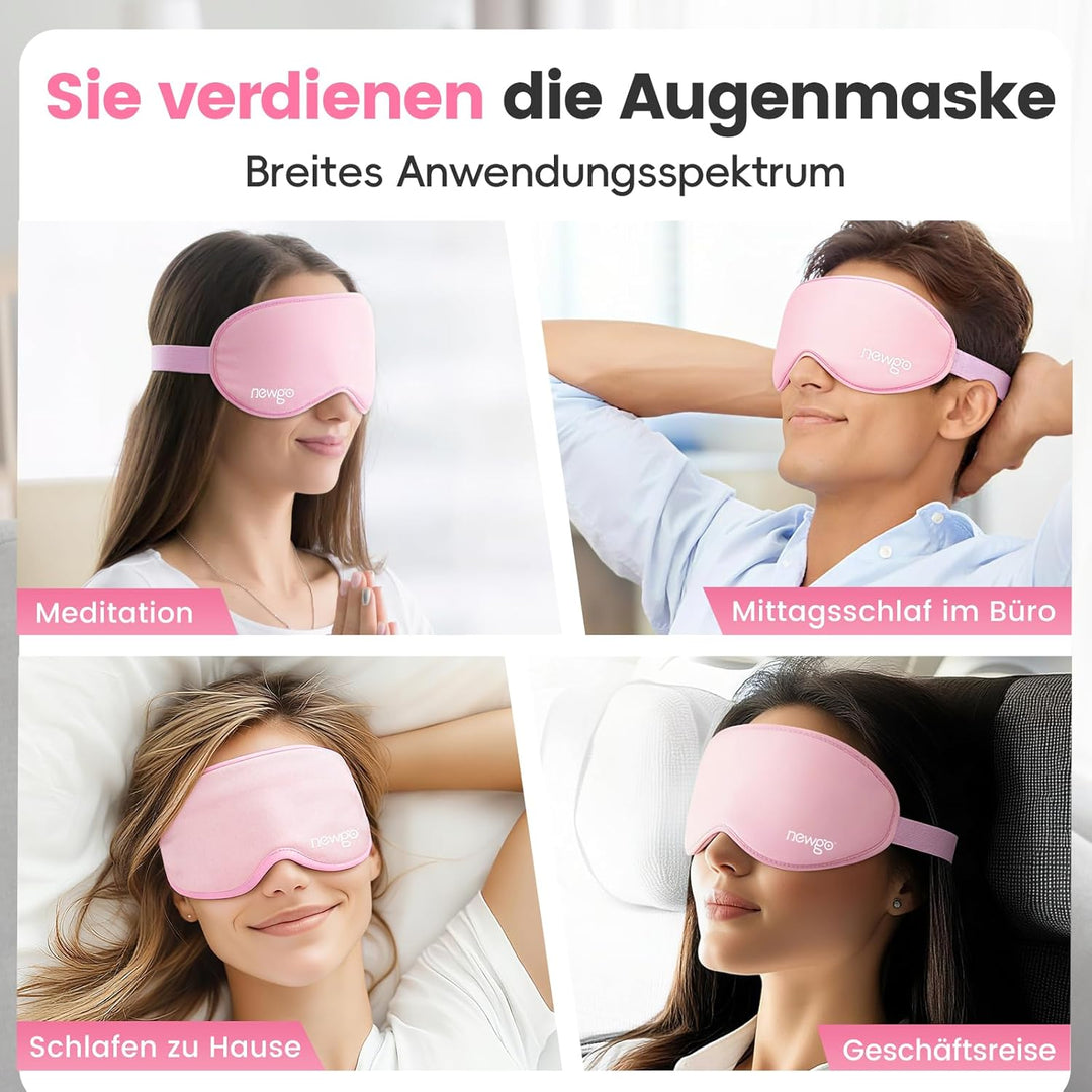 NEWGO 3D Gel-Augenmaske, Kühlende Augenmaske zur Pflege und Erfrischung, bei müden Augen, für kosmet