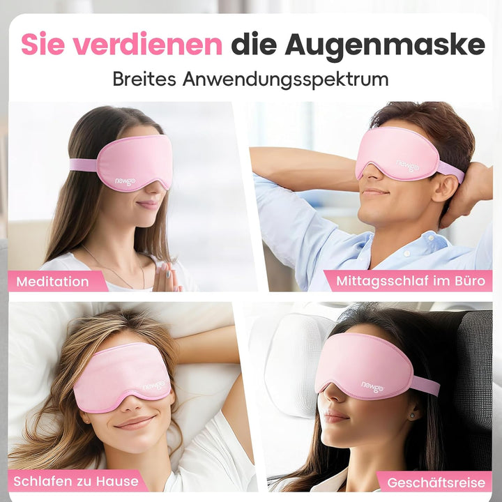 NEWGO 3D Gel-Augenmaske, Kühlende Augenmaske zur Pflege und Erfrischung, bei müden Augen, für kosmet