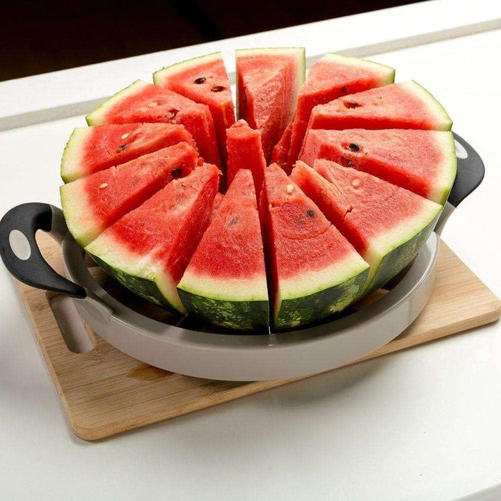 NAVA Melonenschneider Melonenteiler MISTY für Wassermelone Ananasfrüchte mit rutschfesten Griffen