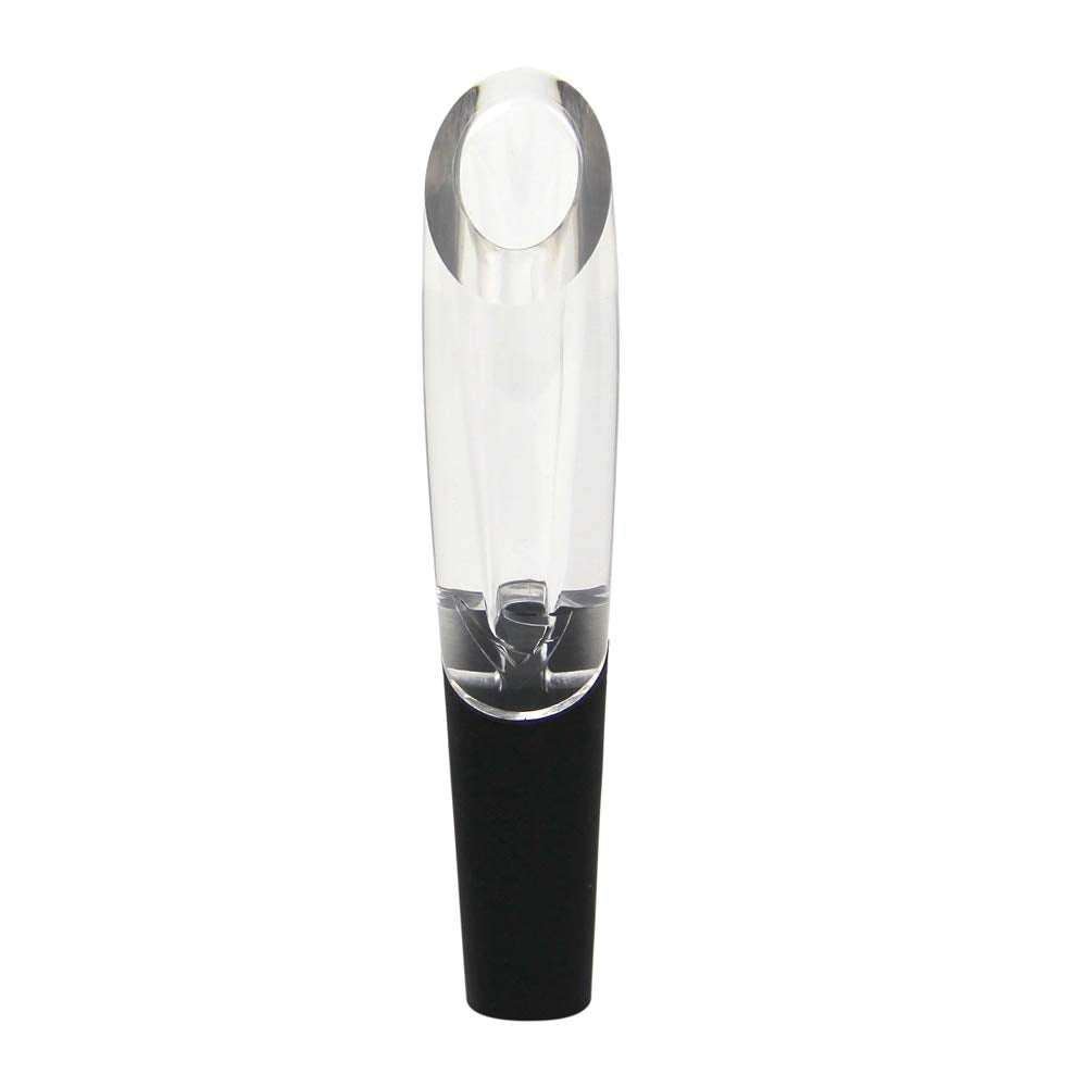 Vinturi Luftsprudler in Flasche, schwarz, 2,5 x 2,5 x 12,5 cm