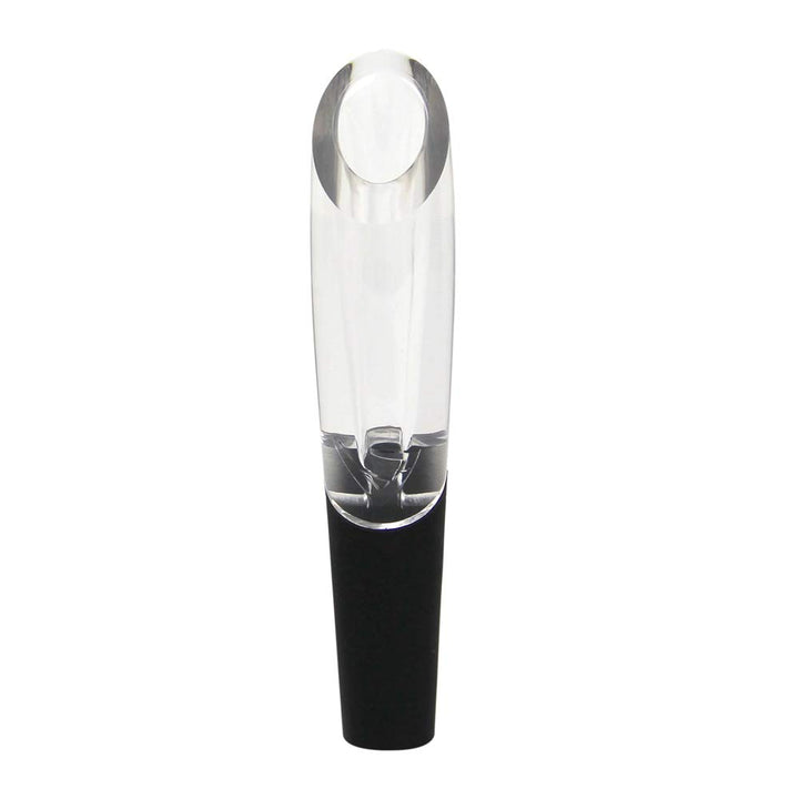 Vinturi Luftsprudler in Flasche, schwarz, 2,5 x 2,5 x 12,5 cm