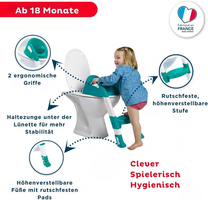 Thermobaby Toilettentrainer für Jungen Grün 1 Unité (Lot de 1), Grün 1 Unité (Lot de 1)