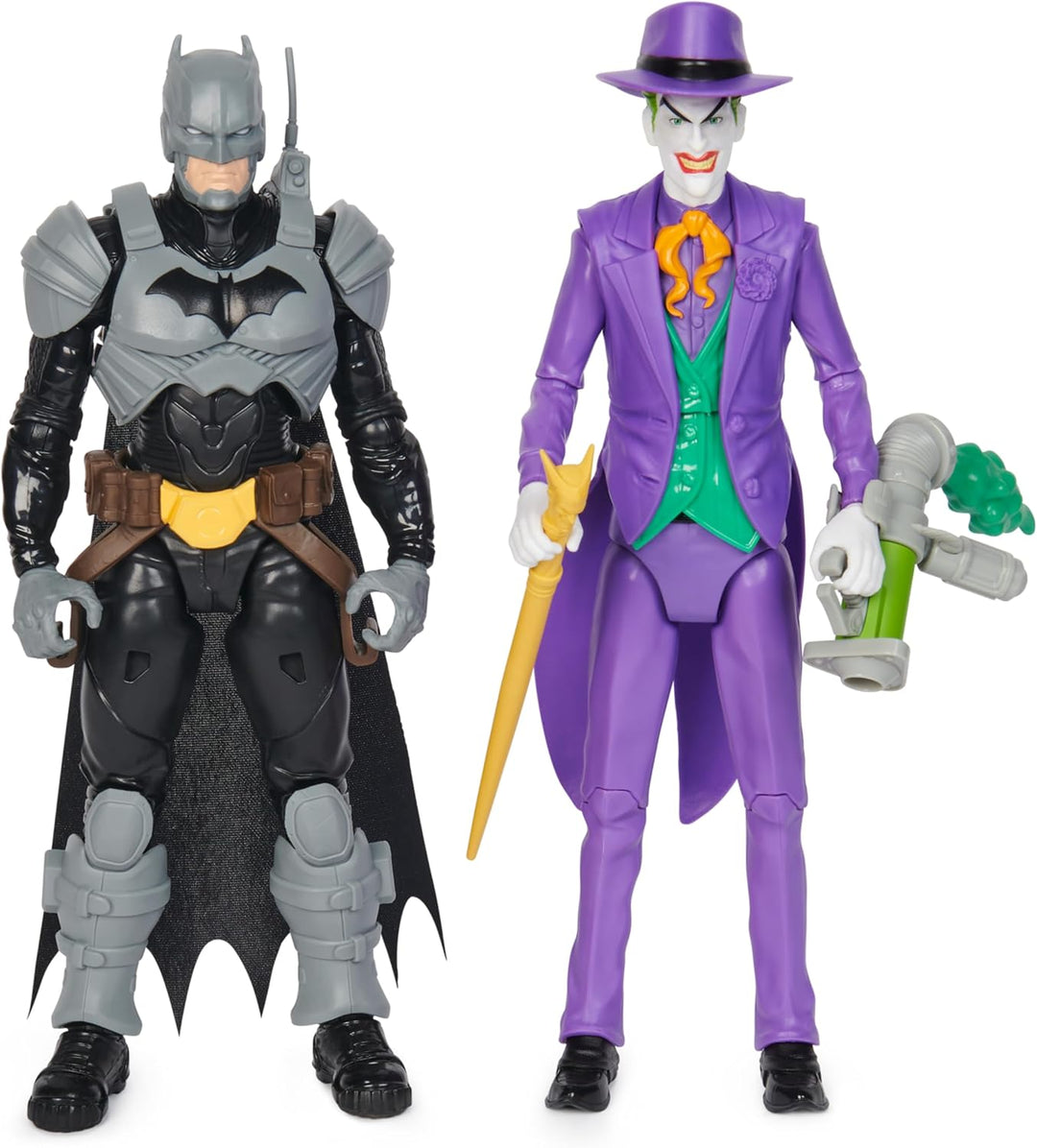 DC Batman Adventures Batman vs The Joker Action-Figuren Set, 30 cm - 2 voll bewegliche Figuren mit 1