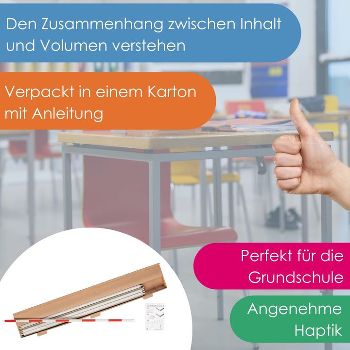 WISSNER® RE-Plastic Kubikmeterbausatz mit Einteilung – Schule