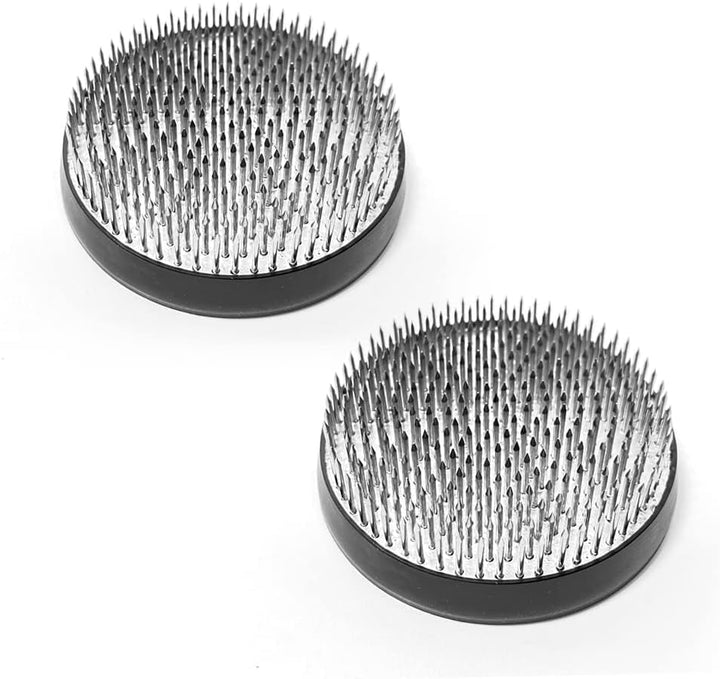 alladaga Blumen Frosch Edelstahl Runder Halterung Blumensteckiggel (8cm (2 Stücke)), 8cm (2 Stücke)