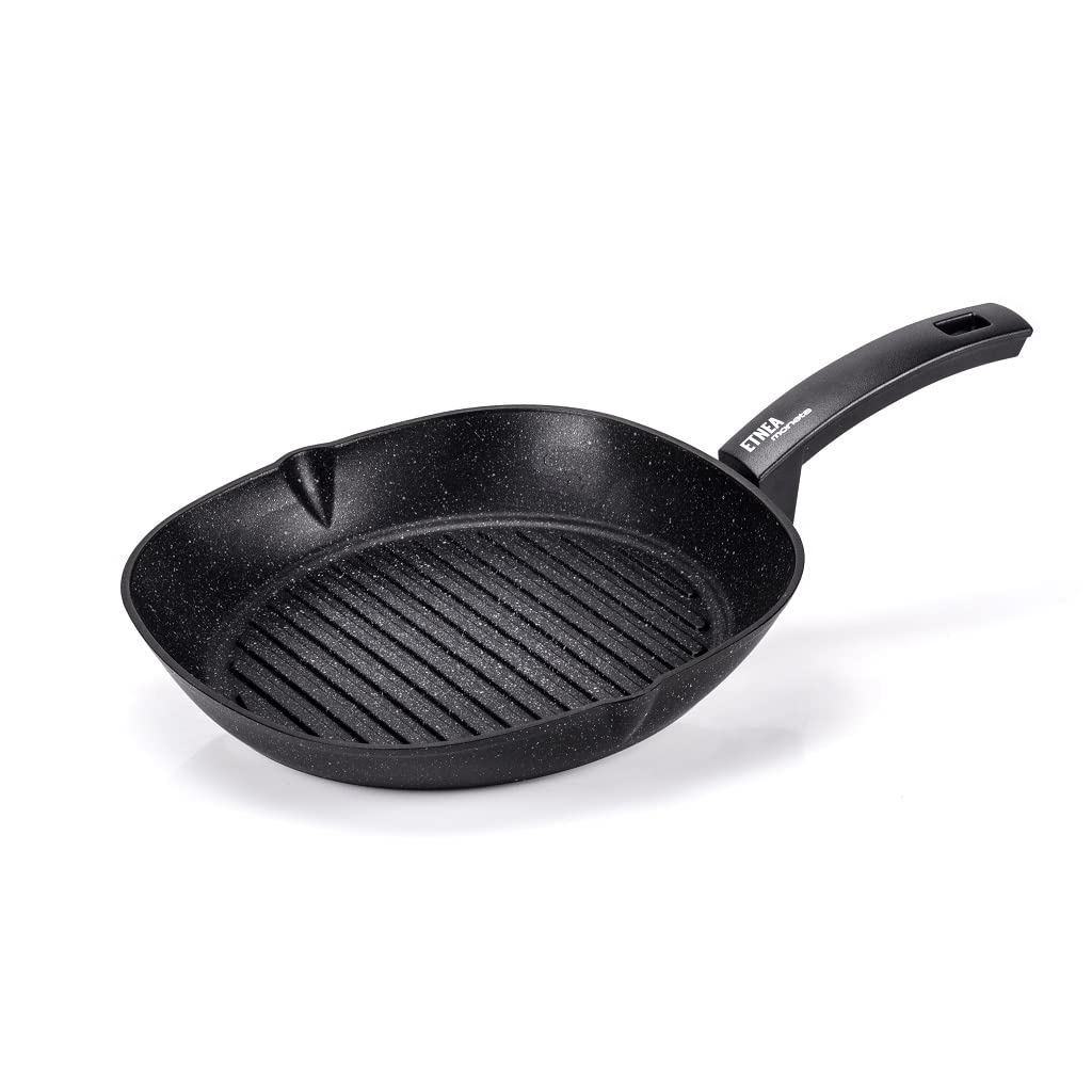 Moneta Etnea Evolution Grillpfanne 28 x 28 cm, auch für Induktion, 100% Made in Italy Induktion 28*2