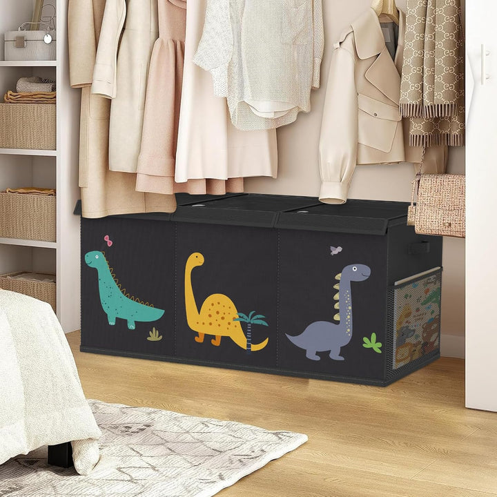 Spielzeugkiste mit deckel aufbewahrung kinderzimmer Extra Gross Aufbewahrungsbox Kinder - Faltbar Sp