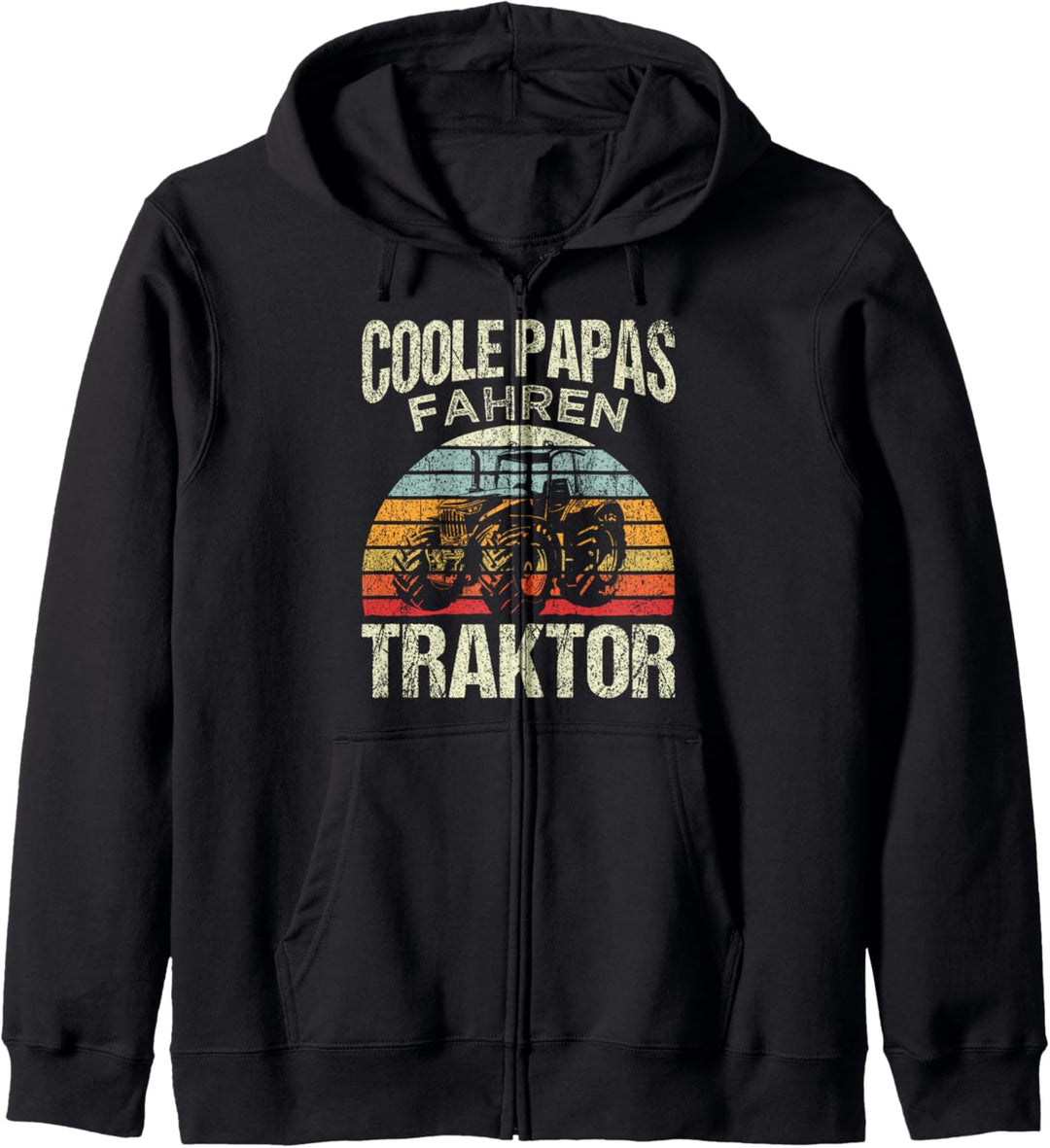 Coole Papas fahren Traktor - Landwirt Bauer Geschenk Kapuzenjacke