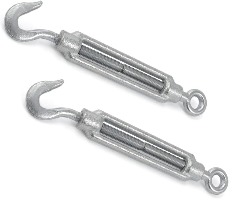 15m DRAHTSEIL SET 6mm 6x19+FC + 6 x SEILKLEMMEN 6mm DIN 741 + 2 x SPANNSCHLOSS M6 HAKEN - ÖSE verzin