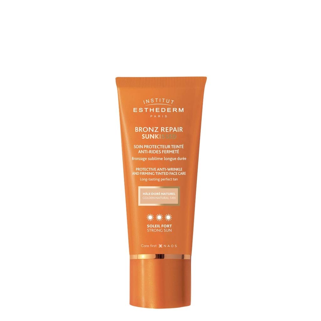 Institut Esthederm Bronz Repair Soin Schützer Teinté Anti-rides Fermeté Soleil Fort 50ml