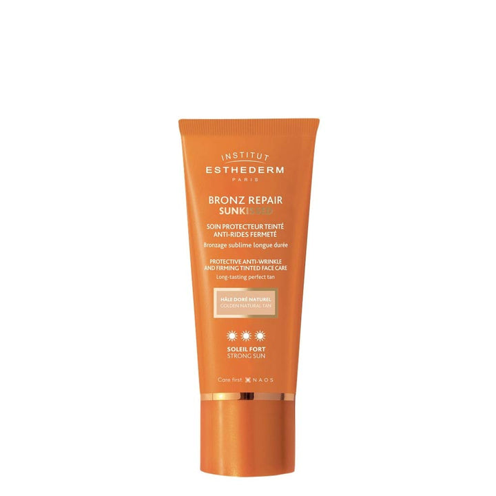 Institut Esthederm Bronz Repair Soin Schützer Teinté Anti-rides Fermeté Soleil Fort 50ml