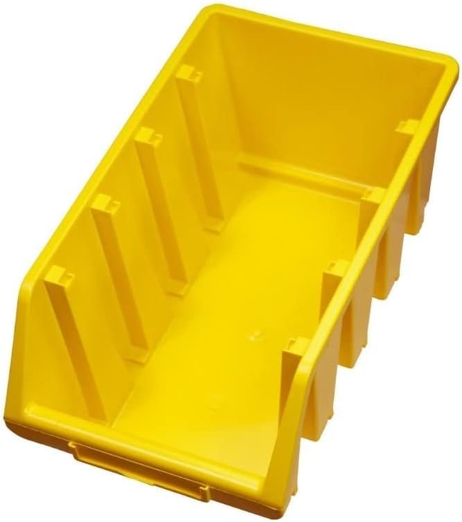 PROREGAL SuperSparSet 40x Sichtlagerbox 4 | HxBxT 15,5x20,4x34cm | Gelb | Sichtlagerbehälter Sichtla