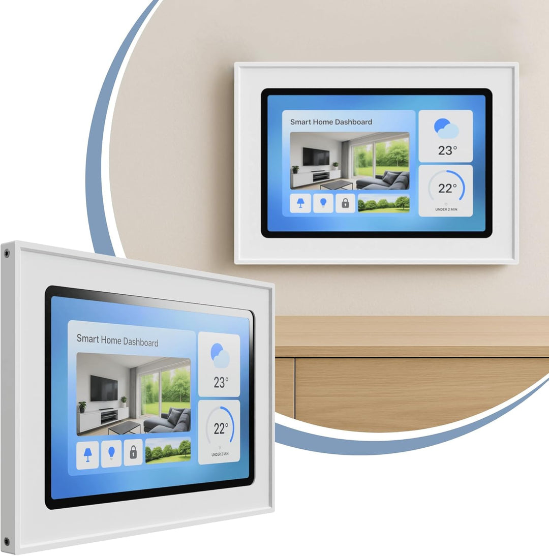 Tablet Wandhalterung für Samsung Galaxy Tab A9 / A11 (8,7 Zoll) - Passgenaue & Flache Bilderrahmen-O