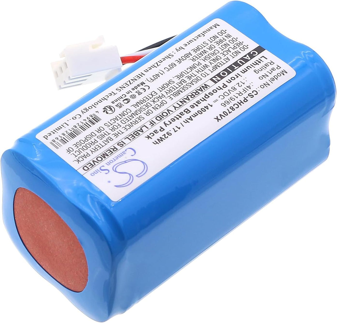 TECHTEK akku Kompatibel mit [Philips] FC8603, FC8700, FC8705, FC8710, SmartPro Compact, für [Severin