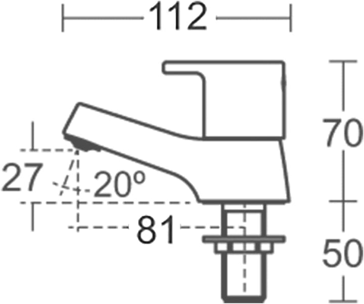 Ideal Standard B1146AA Waschtischarmatur Calista, Chrom Basin Pillar Taps, Basin Pillar Taps