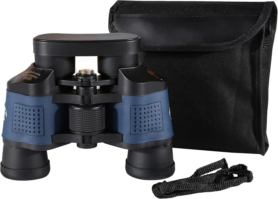 Retoo Fernglas 60x60 HD Kompakt Wasserdicht – Leichtes Gummi-Anti-Rutsch Feldstecher mit Zoom & Foku