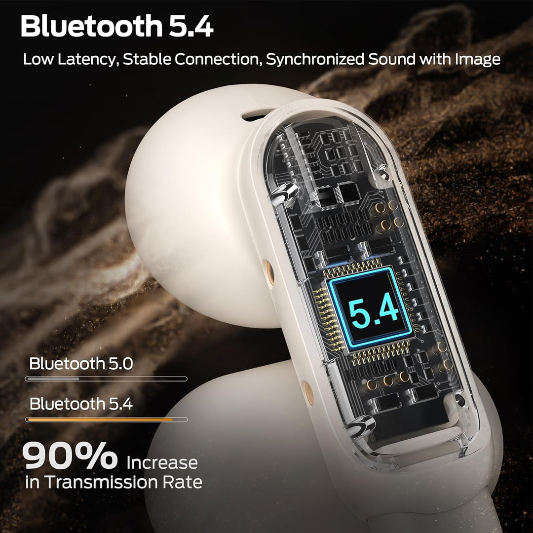 oraolo Open-Ear Kopfhörer, Bluetooth Kopfhörer, Clip On Kopfhörer, Offene Ohr Earbuds, 32H Wiedergab