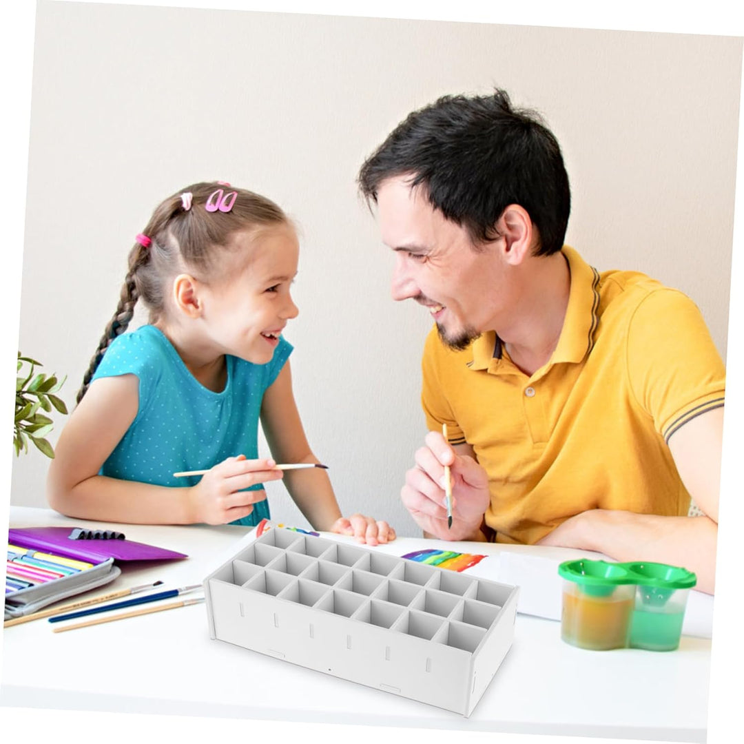 jojofuny Pigment Aufbewahrungsbox Aufbewahrungs Organizer Schreibtisch Organizer Pigmenthalter Künst
