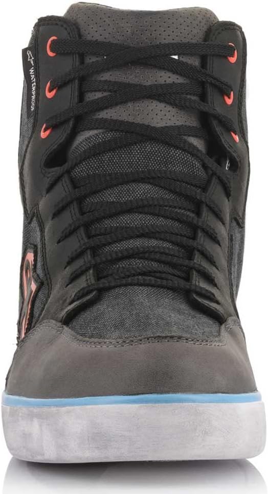 Alpinestars J-6 Canvas Motorradschuhe, wasserdicht 40 EU Schwarz, 40 EU Schwarz