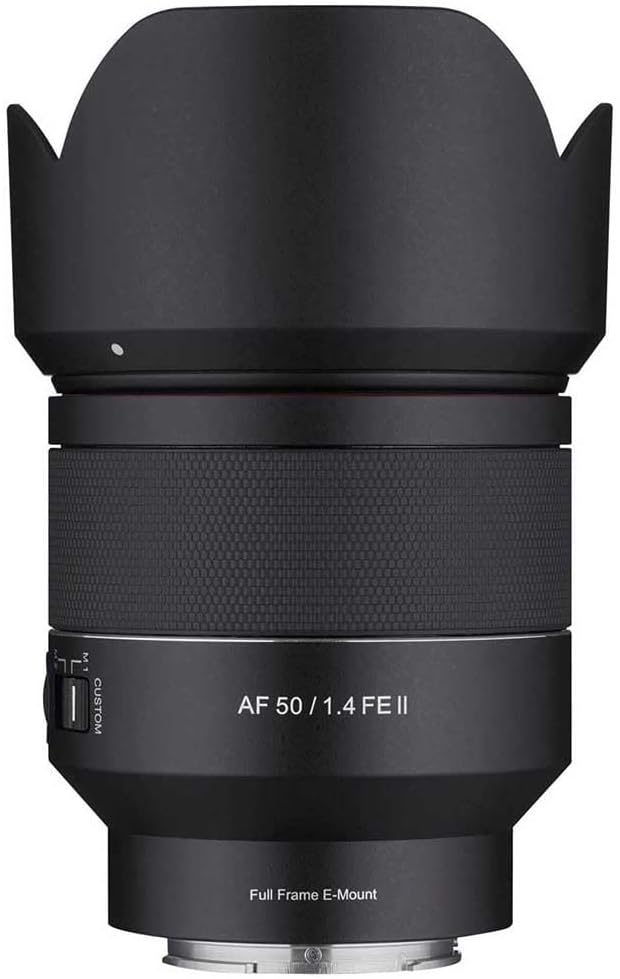Samyang AF 50mm F1,4 II FE für Sony E - Standard Autofokus Objektiv für spiegellose Systemkameras vo