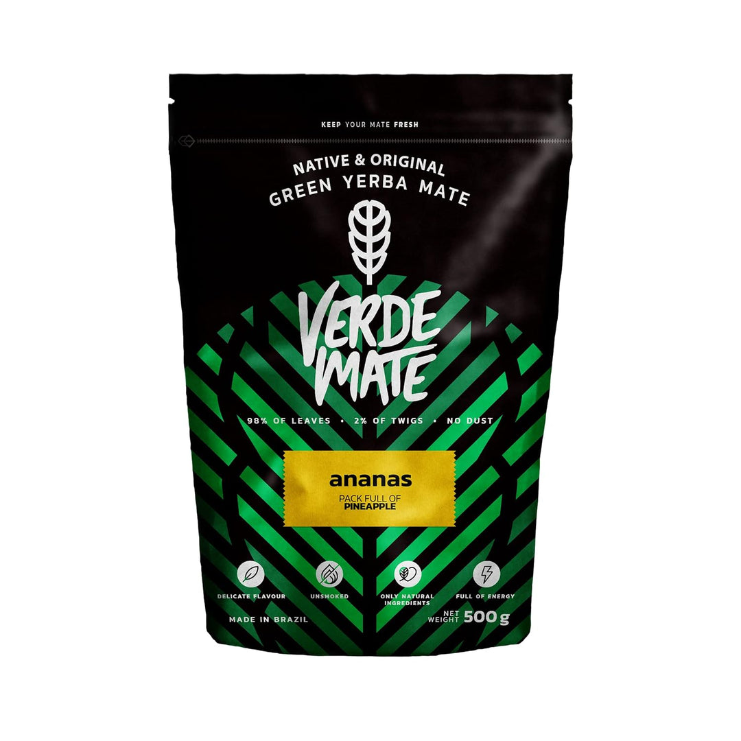 Mate Tee Verde Mate Set 3kg - Yerba Mate aus Brasilien Ananas, Erdbeere, Tropisch, Passionsfrucht, 6