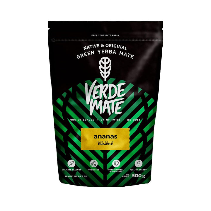 Mate Tee Verde Mate Set 3kg - Yerba Mate aus Brasilien Ananas, Erdbeere, Tropisch, Passionsfrucht, 6