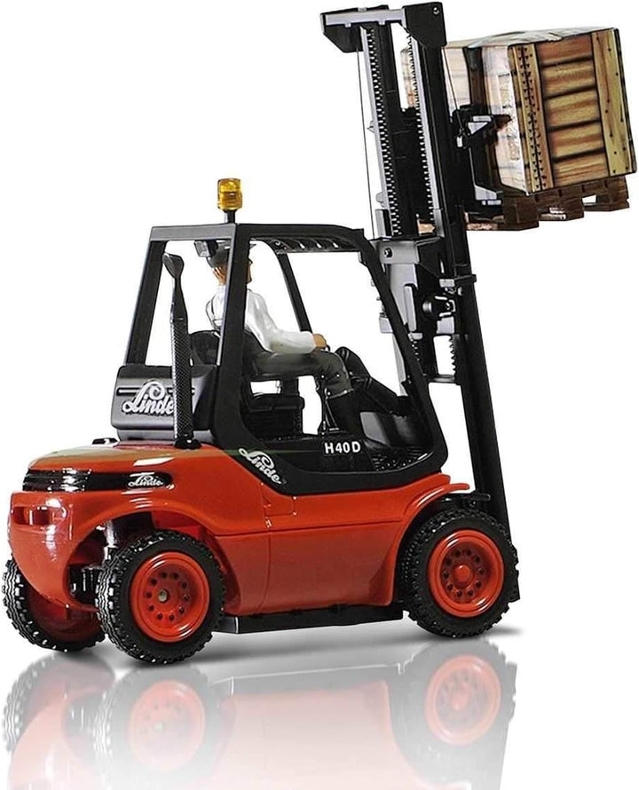 CARSON 500907093 - 1:14 Gabelstapler Linde 2.4G 100% RTR, Ferngesteuertes Fahrzeug, Nutzfahrzeug, Ma