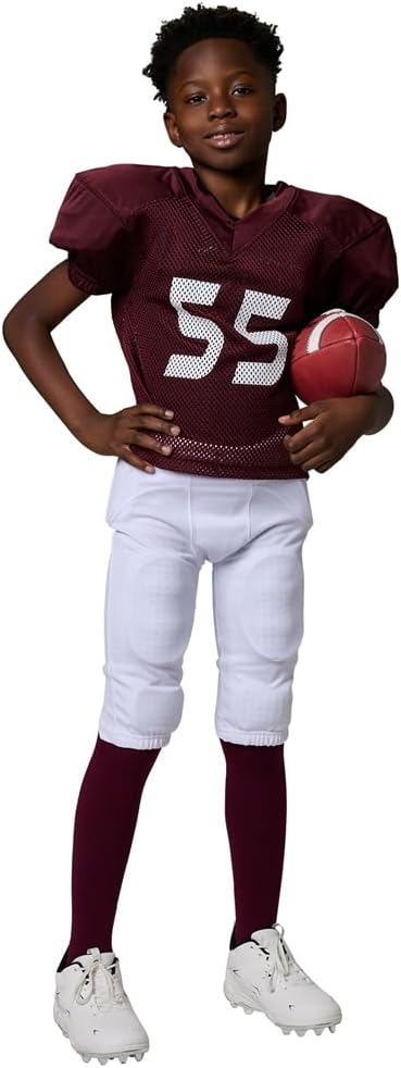 Champro Jungen Sicherheits-Trainingshose aus Polyester Safety Integrated Football Practice Pants M W